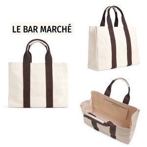 LE BAR MARCHE La Plage Over Sized Beach Tote NWT